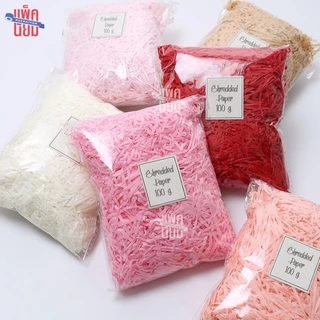 กระดาษฝอย กระดาษฝอยกันกระแทก 30 กรัม 100 กรัม นุ่มฟู กระดาษฝอยสี