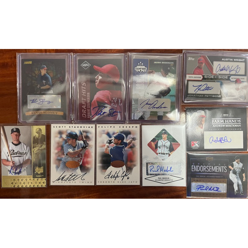 การ์ดลายเซ็น MLB ของ Major League Set4 อันนี้ราคาสูงนิดหน่อย แต่ก็มาราคาที่นักสะสมจับต้องได้ครับผม