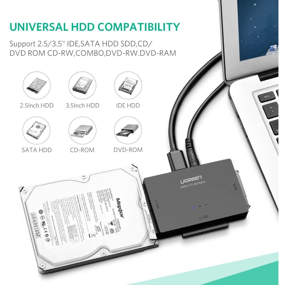 UGREEN 30353 USB 3.0 to Sata & IDE converter - รูปที่ 3