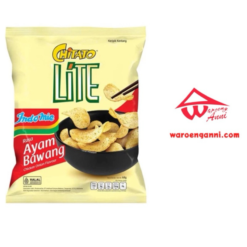 Indonesia Chitato Lite Ayam Bawang 68 gram / Chicken Onion Flavour