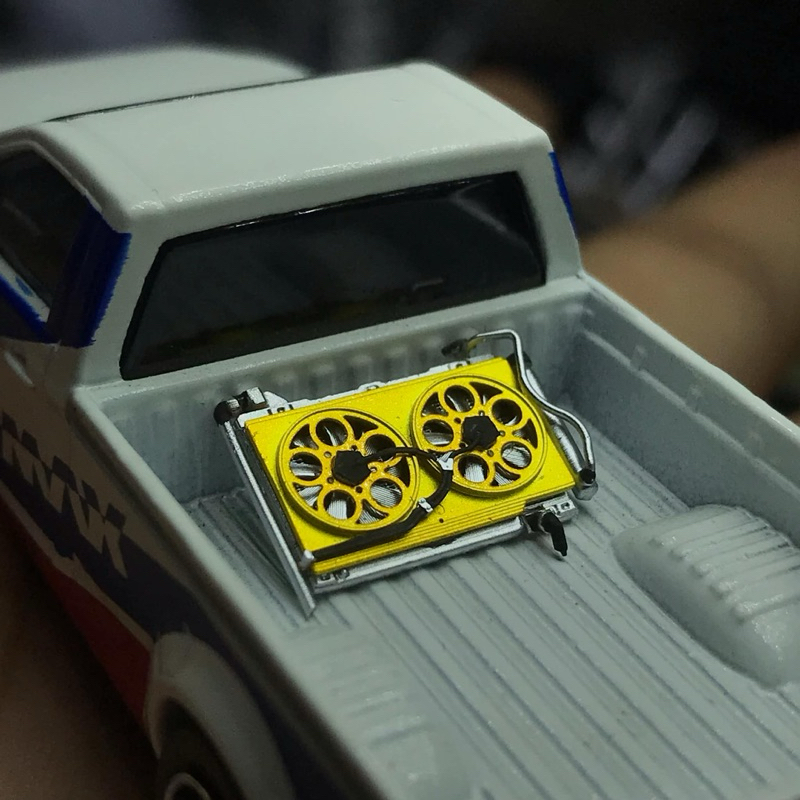 SRCUSTOM โมเดลพัดลมหม้อน้ำ สเกล 1:64 (ไม่รวมรถ)