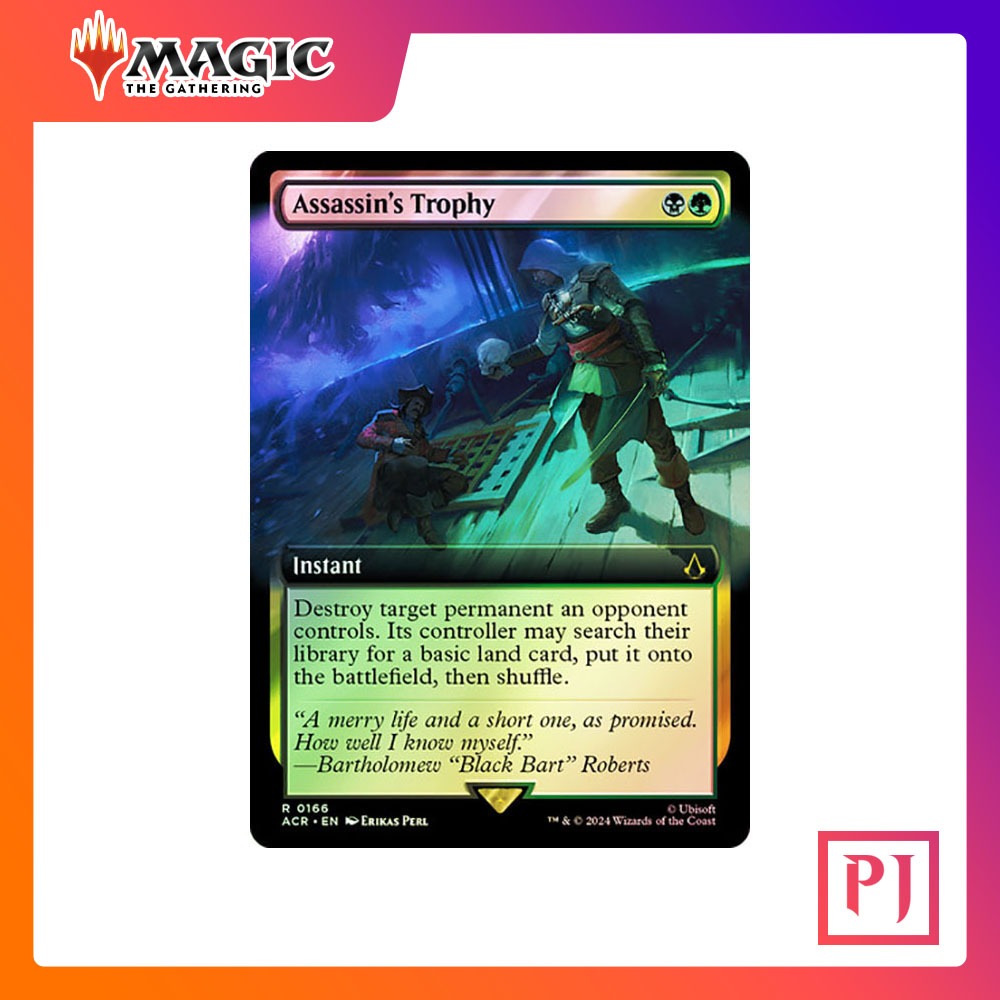 [MTG] Assassin's Trophy (Extended Art) [ACR] [MULTI] [RARE] [FOIL] [ENG] (การ์ดเมจิค / Magic the Gathering)