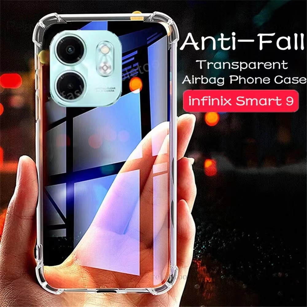 Infinix Hot 50 Pro/Infinix Hot 50 Pro+เคสTPUใสกันกระแทกแบบคลุมกล้องInfinix Smart9/Infinix HOT 50i/In