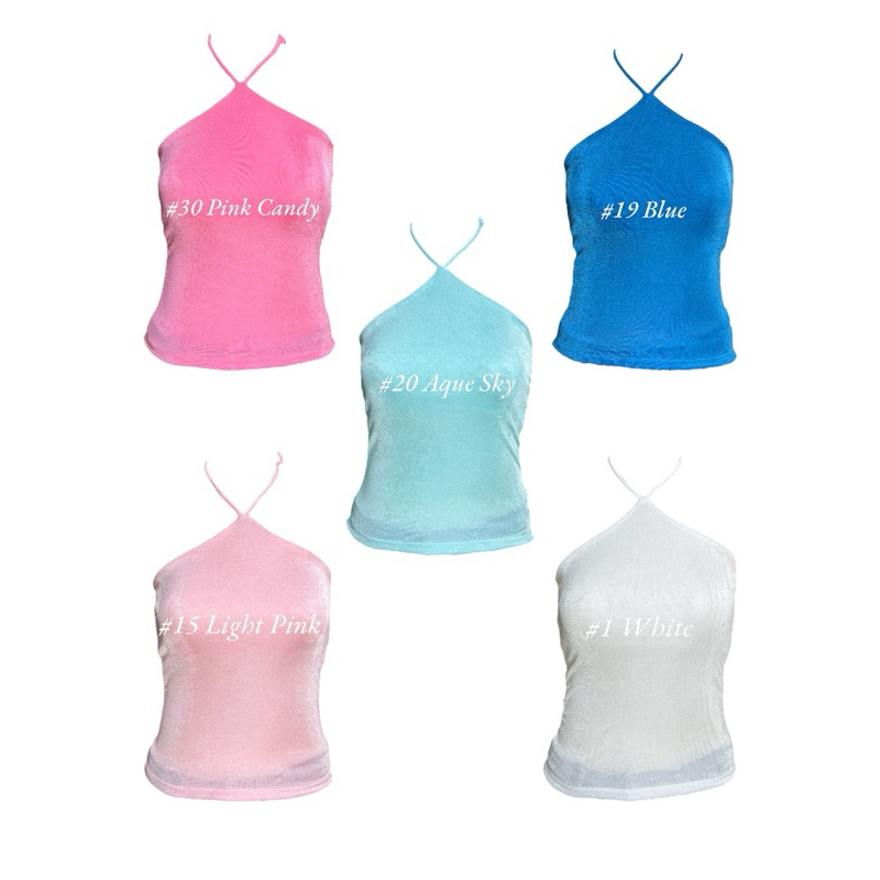 MML220🍉เสื้อคล้องคอ🍉ตัวยาว🍉ผ้าวิ้ง🍉