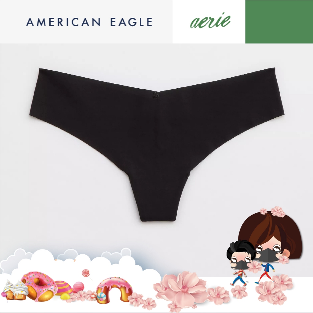 กางเกงชั้นในไร้ขอบ Aerie SMOOTHEZ No Show Thong Underwear กางเกงชั้นในไร้ขอบ มือ1 งานแท้ จากช็อปญี่ปุ่น