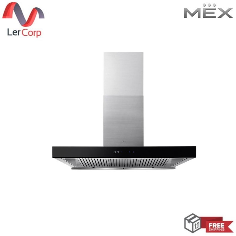 (Mex) เครื่องดูดควันกระโจมทรงกล่อง ขนาด 90 ซม.  รุ่น K638BFX90