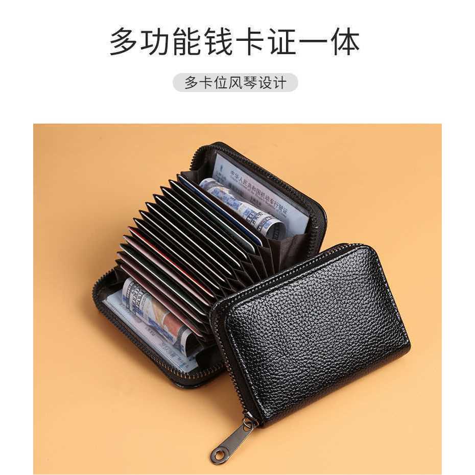 กระเป๋าสตางค์ กระเป๋าใส่บัตรเครดิต card holders กระเป๋า หนัง ขนาดเล็ก 20 ช่อง สําหรับใส่บัตรเครดิต นามบัตร RFID