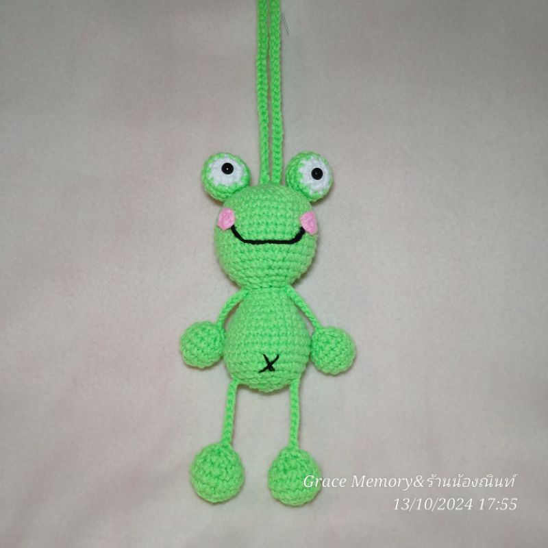 Grace Memory เคโระตุ๊กตากบ กบน้อย พวงกุญแจ ที่ห้อยกระเป๋า เคโระร็อค ของขวัญน่ารัก ของฝากเพื่อน  เจ้ากบบ๊อง keroro frog - รูปที่ 5