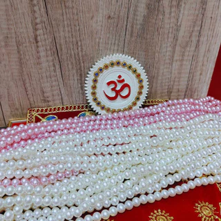 MT-BD7A สร้อยลูกปัดมุก สีครีมมุก 10 มิล ใหญ่ ยาว 108 เม็ด ถวายแด่ พระแม่ลักษมี เจ้าแม่กวนอิม สิ่งศักดิ์สิทธิ ทั้งปวง