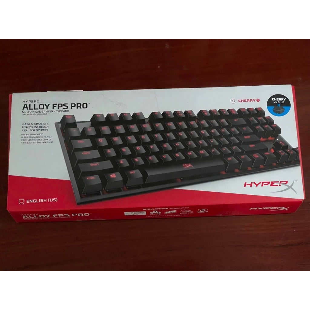 KEYBOARD (คีย์บอร์ด) HYPERX ALLOY FPS PRO (CHERRY MX BLUE) มือสองสภาพดี