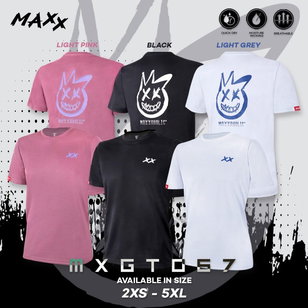 เสื้อแบดมินตัน MAXX Shirt MXGT067 เสื้อออกกำลังกาย (สินค้าลิขสิทธิ์แท้ 100%)