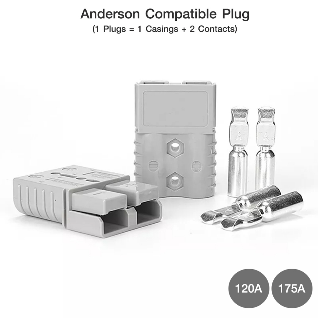 Anderson Plug Connectors Battery Power Cable Terminals Kit ชุดขั้วต่อปลั๊ก แบตเตอรี่