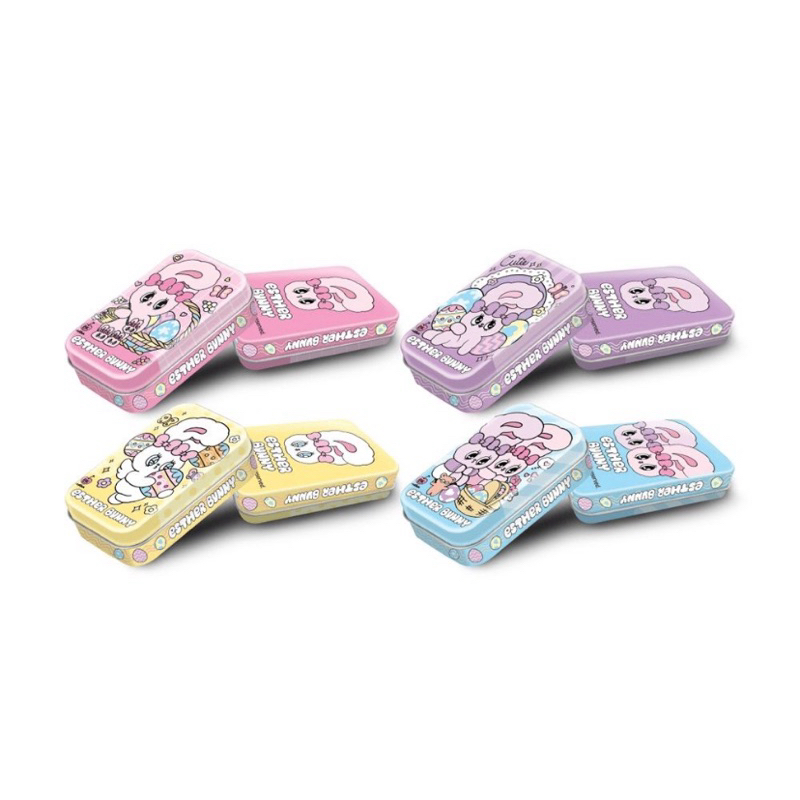 โอเคลูกอมสตอเบอรรี่เอสเธอร์บันนี่กล่องเหล็กกลิ่นสตอเบอรรี่ 5 กรัม OK ESTHER BUNNY BOX