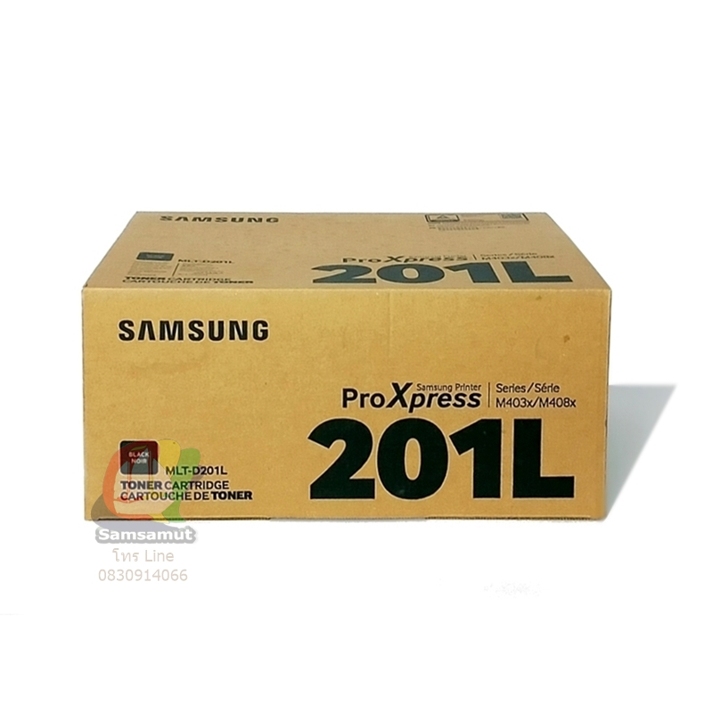 Original Samsung MLT-D201L Black หมึกโทนเนอร์ แท้ (20k) SL-M4030ND SL-M4080FX สีดำ พิมพ์ 20,000 แผ่น