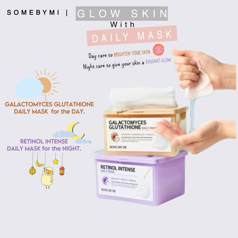 SOME BY MI | RETINOL & GLUTATHIONE DAILY MASK