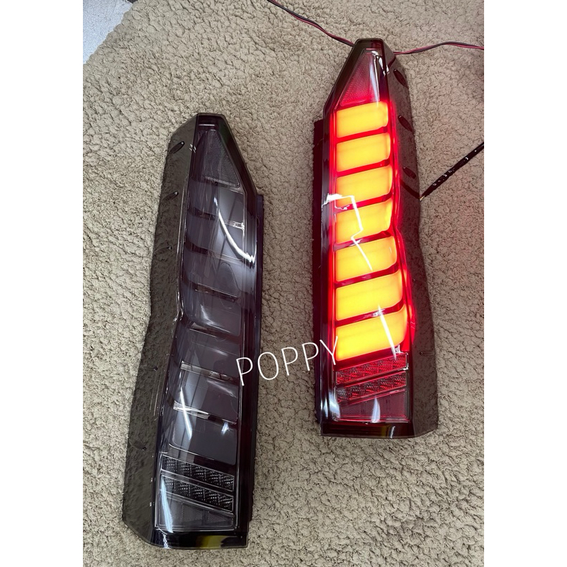 ไฟท้าย ไฟท้ายแต่ง รถตู้ toyota hiace commuter led bar ไฟวิ่ง ไฟเลี้ยววิ่ง ปี2019 2020