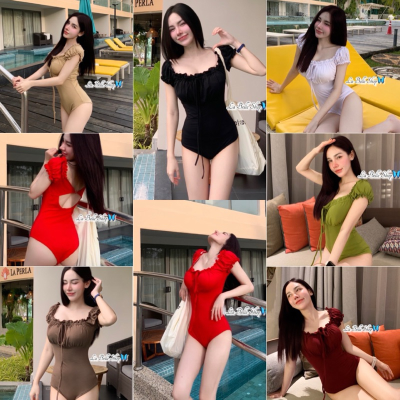 ShopBypuy บอดี้สูทแขนตุ๊กตาโชว์หลัง เสริมฟองน้ำ