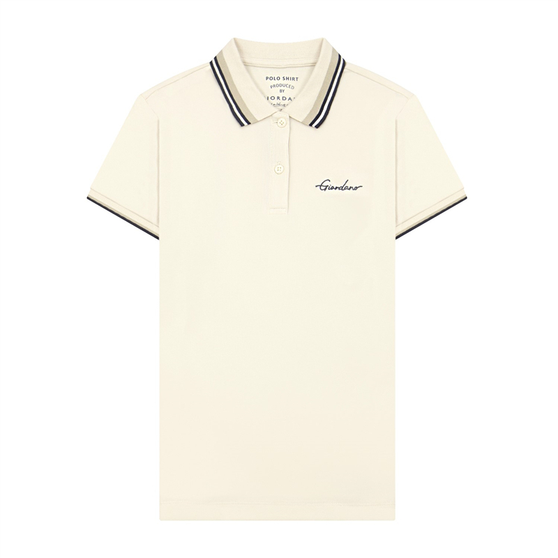 GIORDANO เสื้อโปโลผู้หญิง Women's Signature Polo 05314256