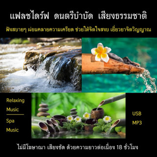 ดนตรีบำบัด สำหรับร้านวด ร้านสปา Relaxing/Spa Music USB ชุดที…