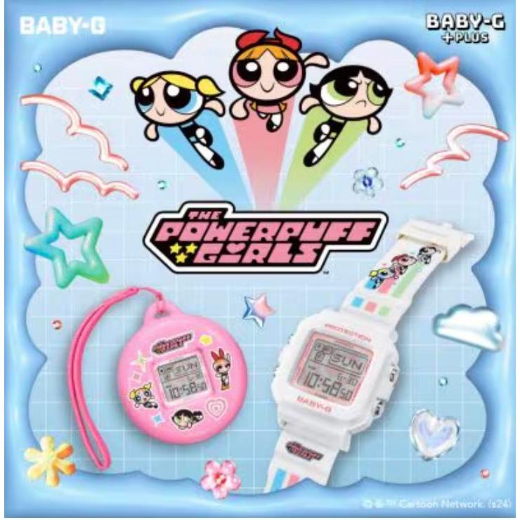 M&F Watch นาฬิกาข้อมือ Baby-G x Cartoon Network POWERPUFF GIRL  BGD-10KPP-7D_Powerpuff Girl ของแท้ ร