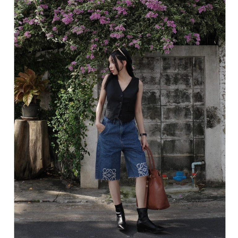 VN3237 >> LOWIE ANAGRAM DENIM BERMUDA SHORT PANTS