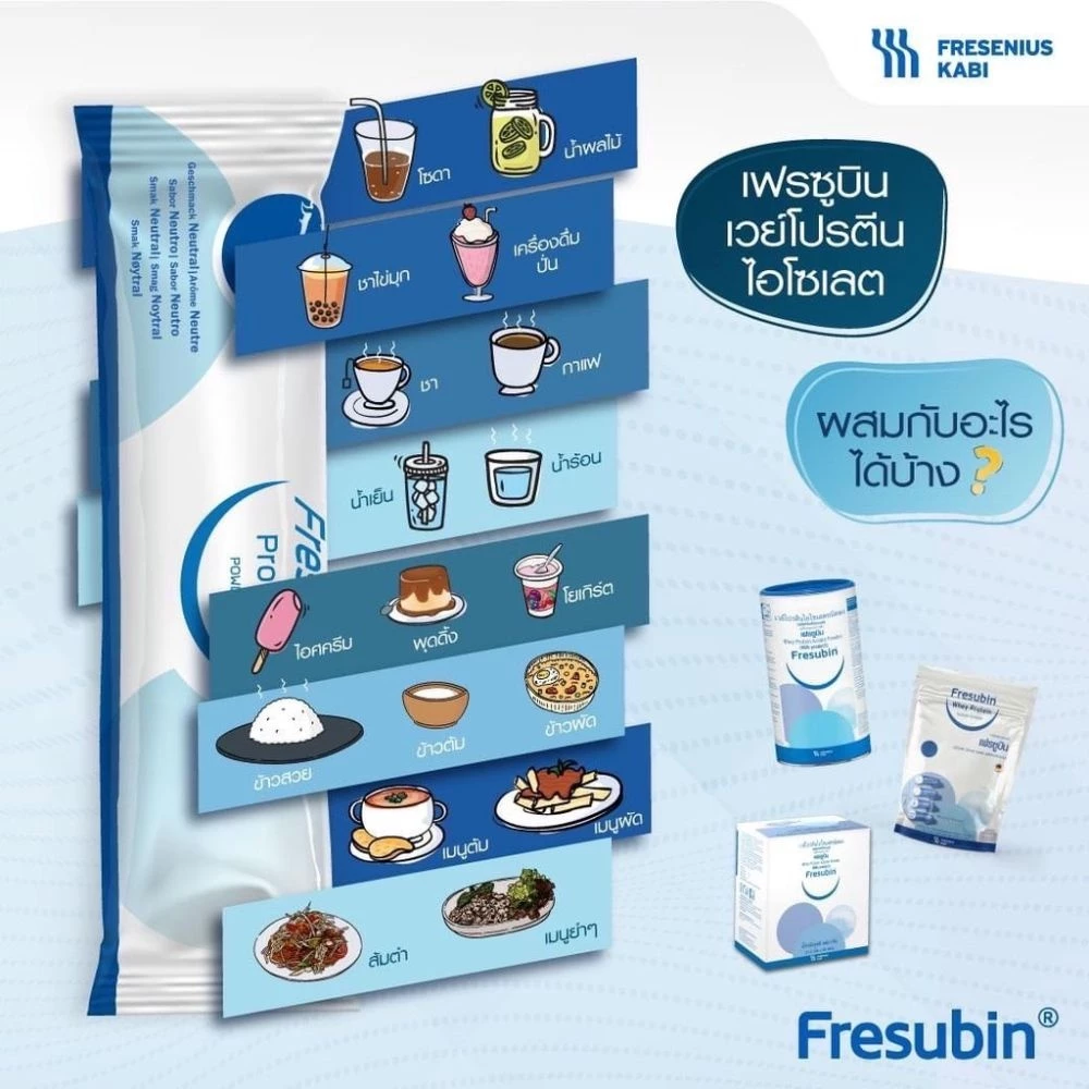 Fresubin Whey Isolate เวย์โปรตีนชนิดผง 300 กรัม thumbnail 6