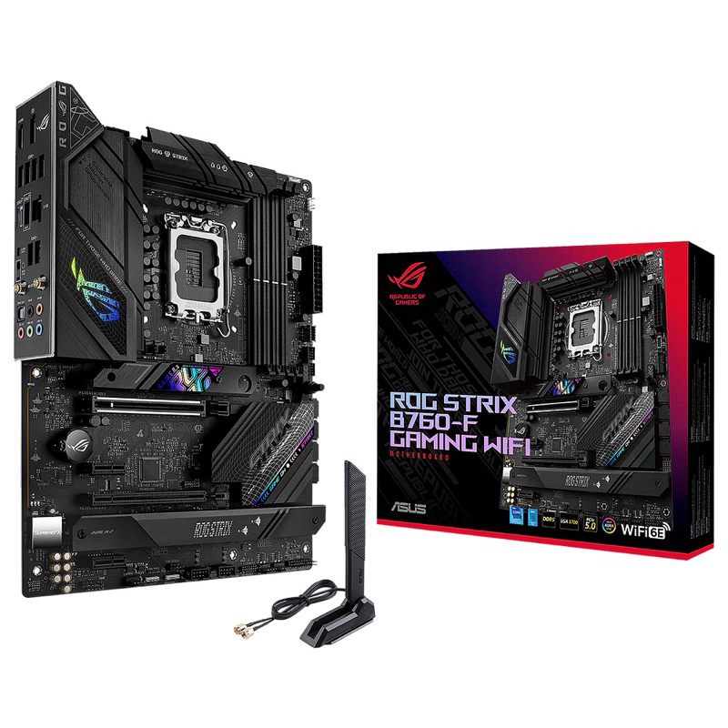 MAINBOARD (เมนบอร์ด) 1700 ASUS ROG STRIX B760-F GAMING WIFI (DDR5) ประกันศูนย์ พร้อมส่ง