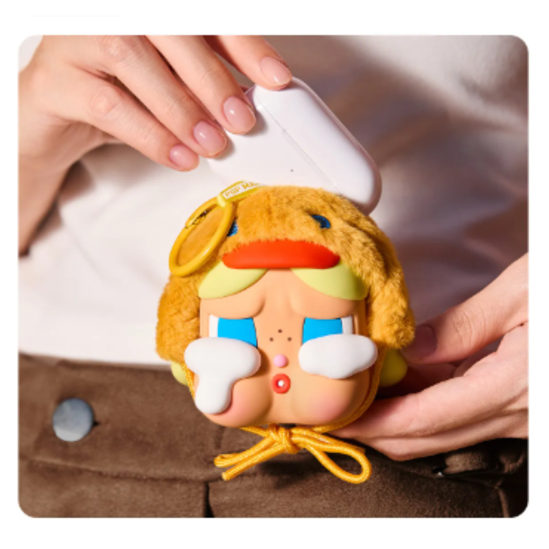 🔥โค้ดแฟชั่นลด30%🔥พร้อมส่งในไทย🔥Popmart ของแท้  CRYBABY Crying Again Series-Earphone Case พวงกุญแจ