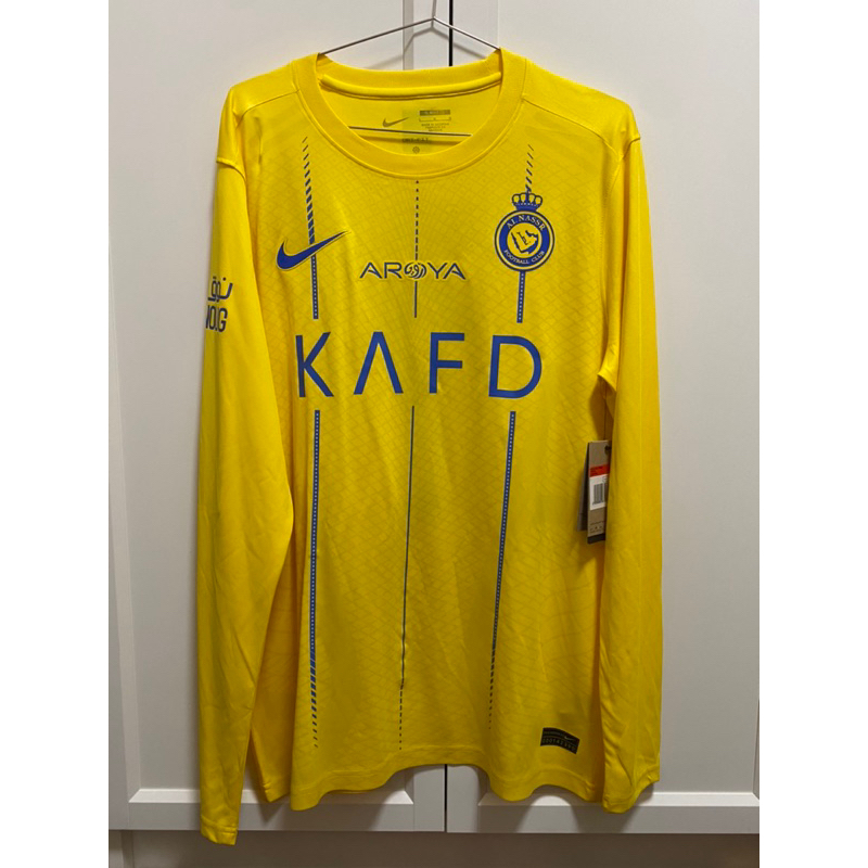 เสื้อบอล โรนัลโด้ Al nassr แขนยาว ป้ายห้อย แท้จากซาอุ
