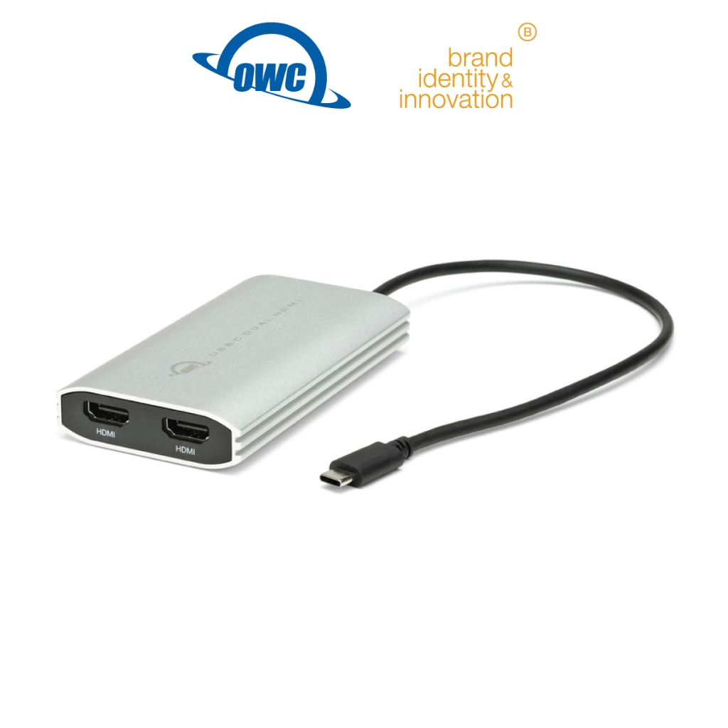 OWC USB-C Dual HDMI Adapter w/DisplayLink