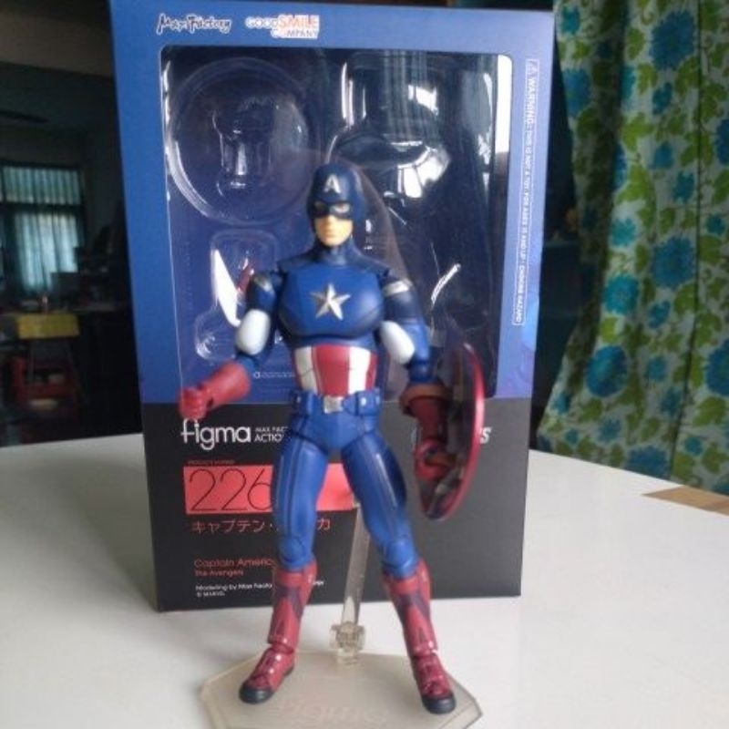 Captain America ของ figma มือสองสภาพดี ของแท้