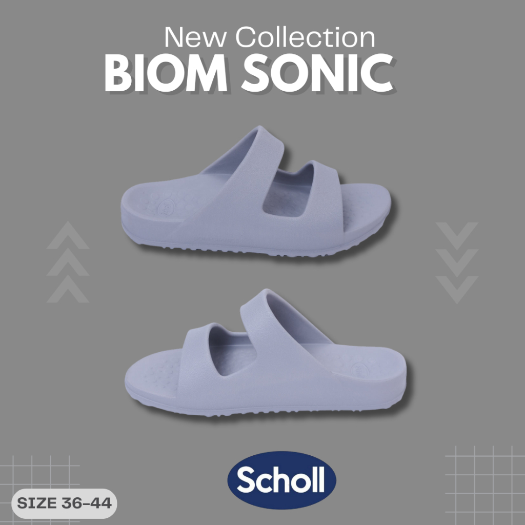 รองเท้าแตะเพื่อสุขภาพ ทั้งหญิงและชาย Unisex สกอลล์ แบบสวม รุ่น Biom Sonic B415 ไซส์ 36-44