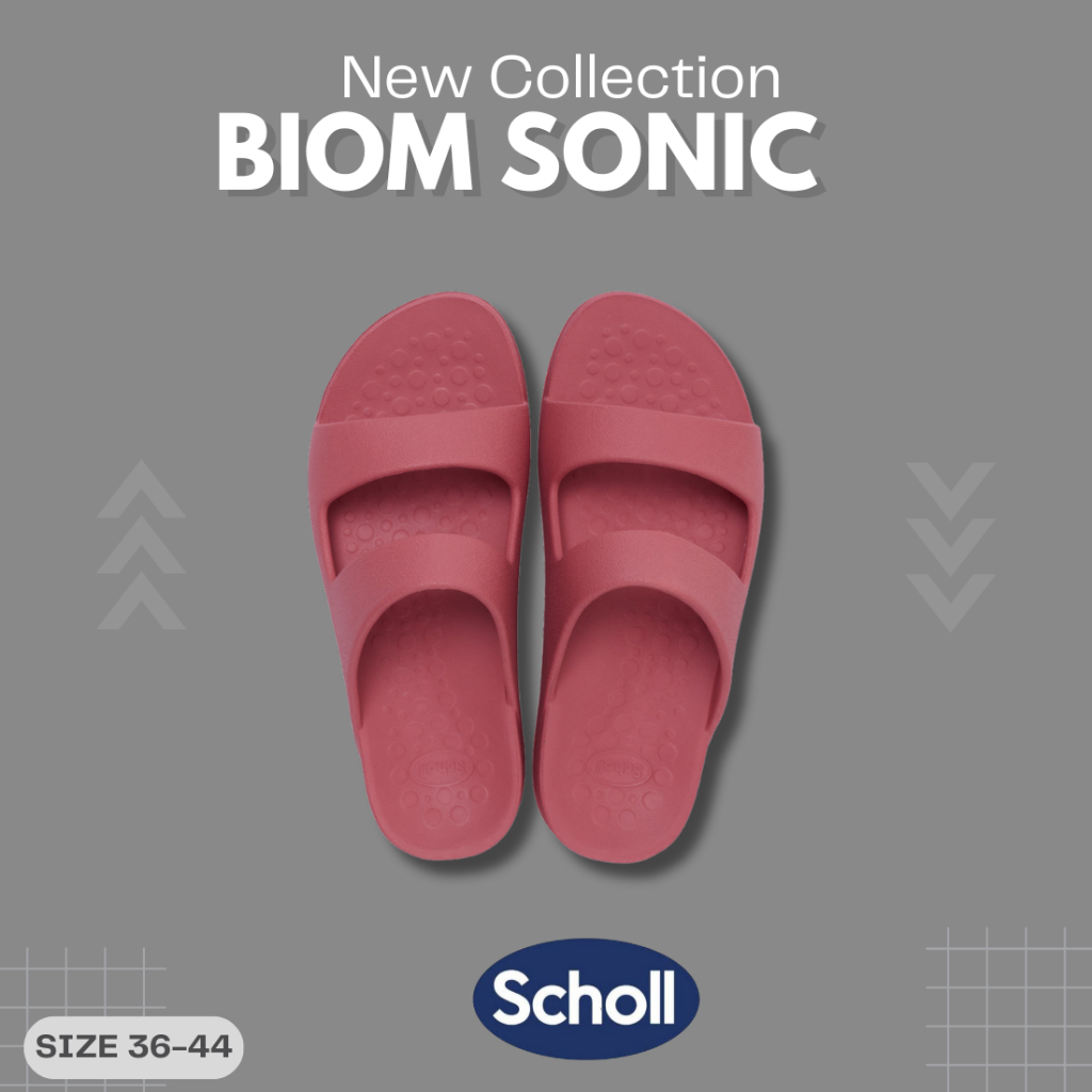 รองเท้าแตะเพื่อสุขภาพ ทั้งหญิงและชาย Unisex สกอลล์ แบบสวม รุ่น Biom Sonic B415 ไซส์ 36-44
