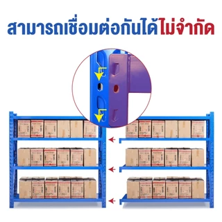 EsshelfWarehouse shelf ชั้นวางสินค้า วัสดุทำจากเหล็กหนาแข็งแรงส่งฟรีทั่วประเทศ ขนาดมี 200*200*60 ออกใบกำกับได้ รับน้ำหนั