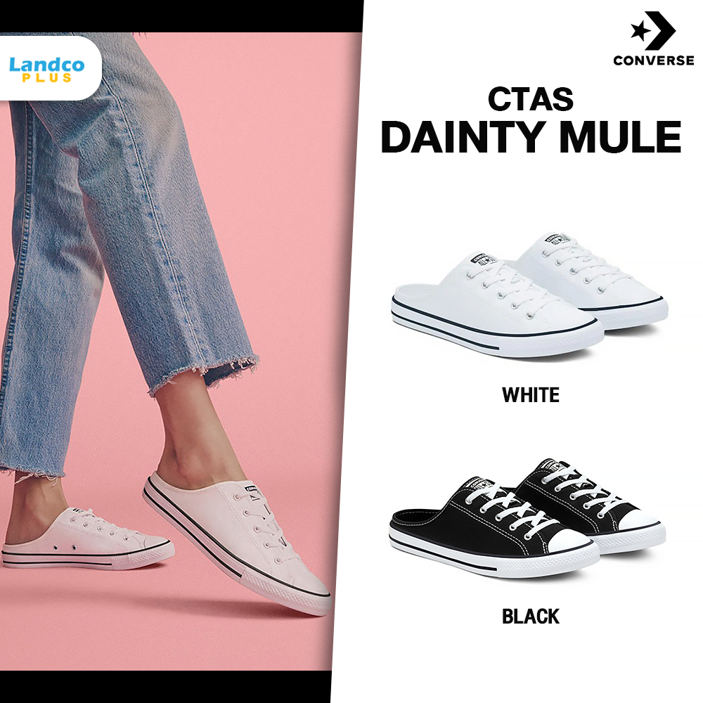 Converse Collection คอนเวิร์ส รองเท้าผ้าใบ สำหรับผู้หญิง CV W All Star DaintyMule 567945CU0BK / 567946CU0WW (2000)
