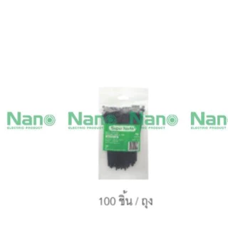 เคเบิ้ลไทร์ NANO ขาว ดำ 4นิ้ว 6นิ้ว 8นิ้ว