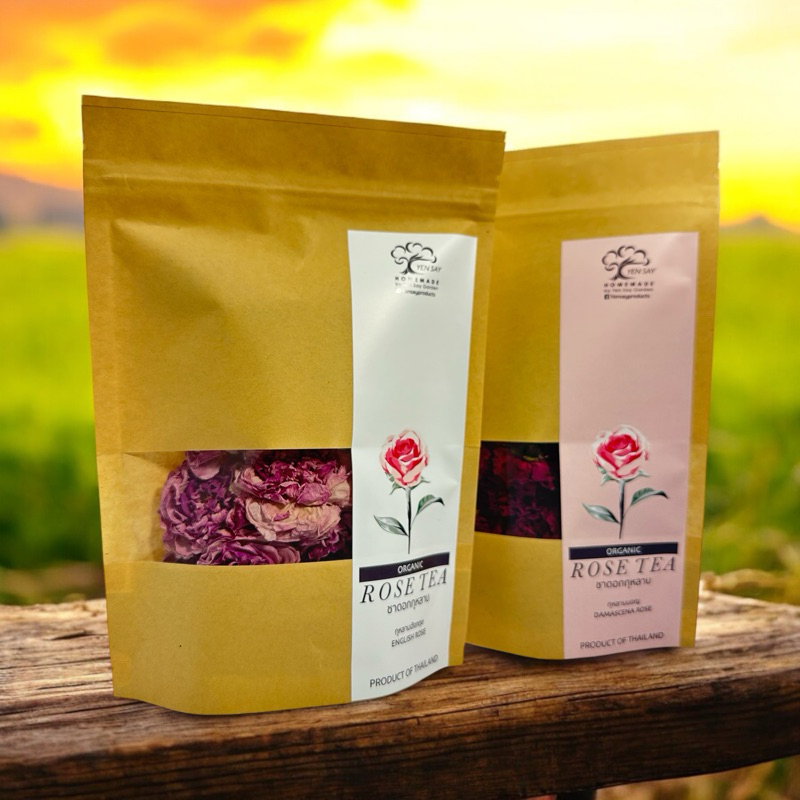 ชาดอกกุหลาบสวนเย็นเซ แบบซอง Yen Say Rose Tea (OTOP)