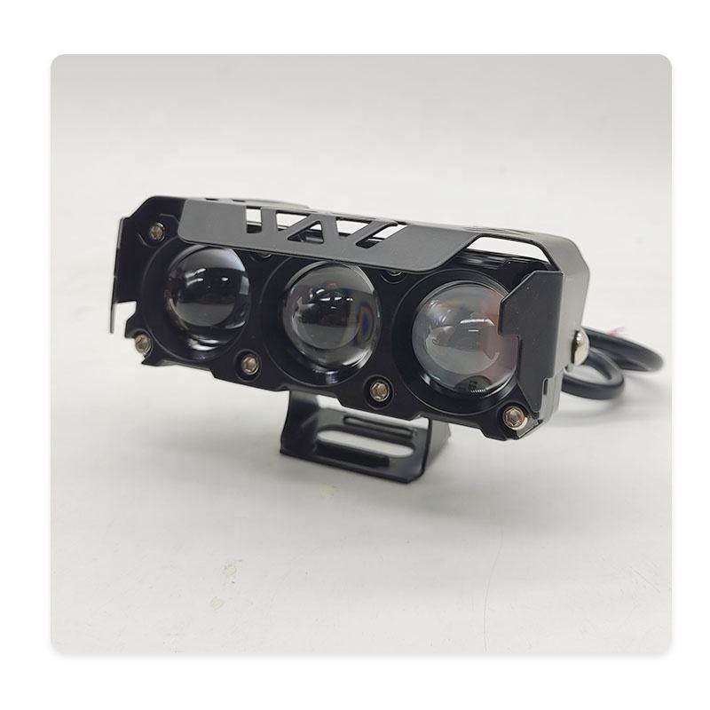 HL 1 คู่ ไฟตัดหมอก Led 3 ดวง 4 นิ้ว 120W 3000K 6500K 12V 24V สว่างมาก สําหรับรถจักรยานยนต์ รถบรรทุก Moto SUV ATV