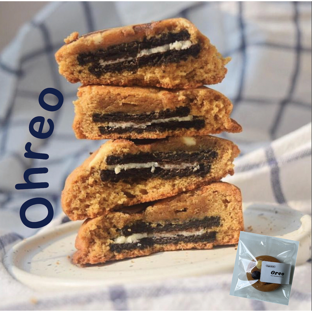 ohreo cookie / soft cookie w/ ohreo  ซอฟคุกกี้ คุกกี้นิ่ม ขนม  (**ขั้นต่ำ2ชิ้นคละรสได้**) mega.delish