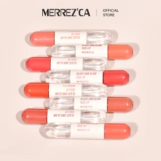 Merrezca Glaze & Glam Duo Lip ลิปดูโอ้ มีทั้ง เนื้อแมทท์ และเนื้อออยล์ ครบจบในแท่งเดียว