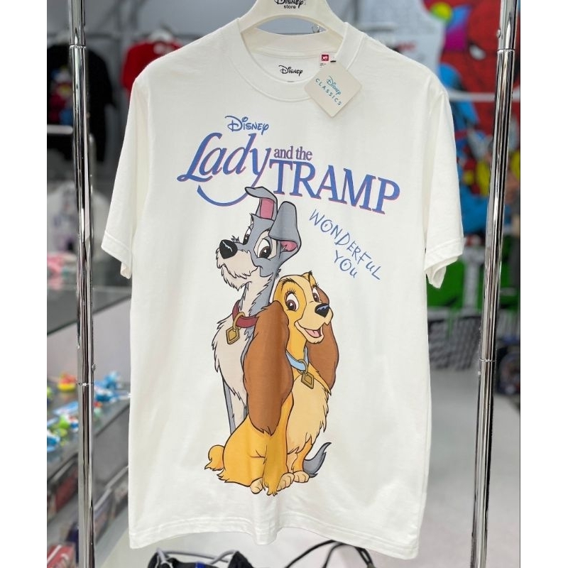 เสื้อDisney ลาย Lady and The Tramp 🐶 ลิขสิทธิ์แท้💯 ( TM-094 )