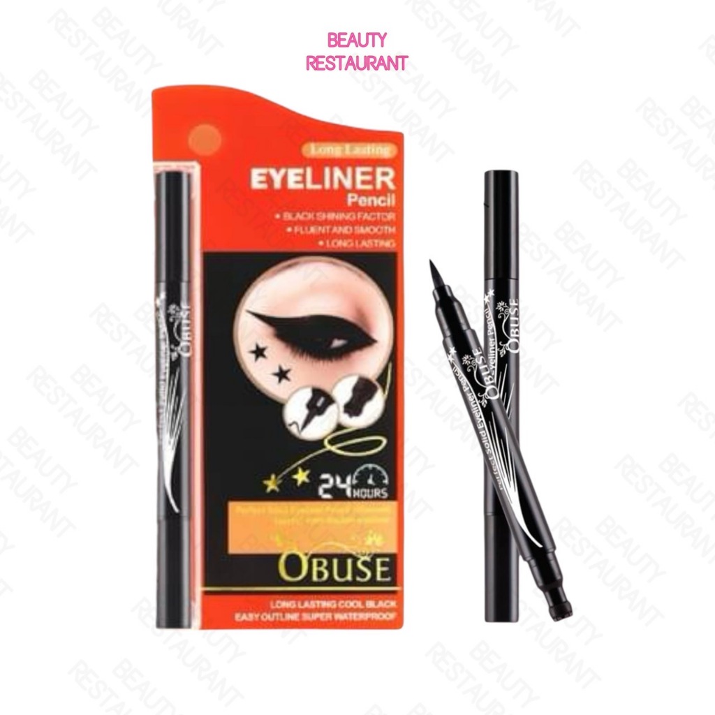 Obuse Star Stamp Wonder Magic Tattoo Eyeliner # OB-1199 โอบิวซ์ สตาร์ สแตมป์ วันเดอร์ เมจิก แทททู อายไลเนอร์ปั้มดาว