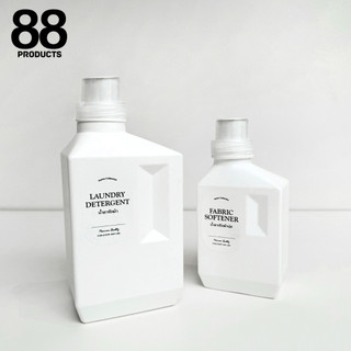 ขวดรีฟิล ขวดใส่น้ำยาปรับผ้านุ่ม ขวดใส่น้ำยาซักผ้ารีฟิวพร้อมฝาตวง 500ml 1000ml 88PRODUCTS
