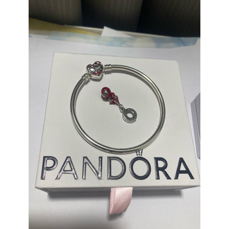 set pandora กำไล และ ติ้ง Spiderman