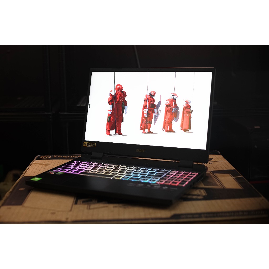 โน๊ตบุ๊คเล่นเกมมือสอง Acer Nitro 5 AN515-47-R60A R7 7735HS RAM 8 GB M.2 512GB RTX3050