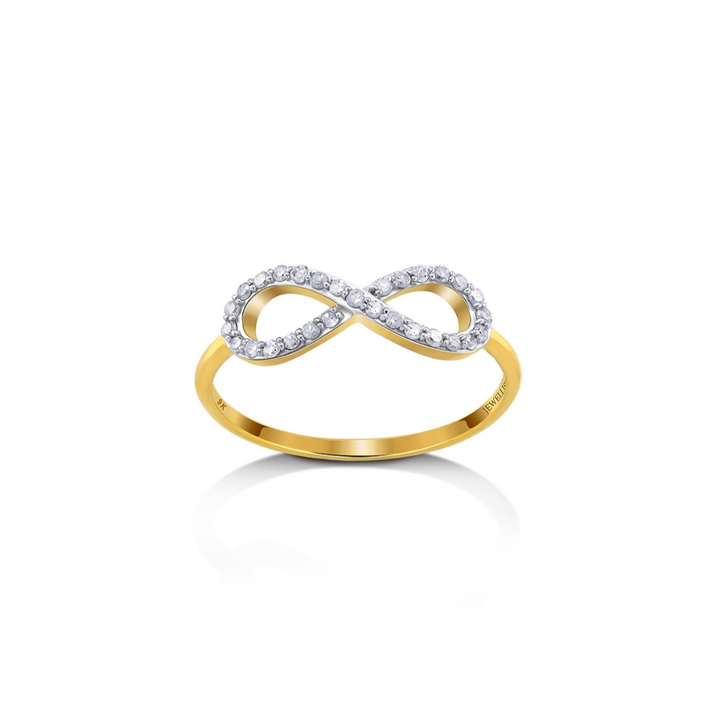 Jewellista แหวนทองแท้ 9K รุ่น Legacy ประดับเพชรแท้