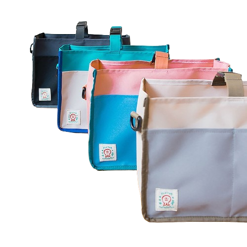 Plutonine กระเป๋าจัดระเบียบ Bag in Bag มีที่ติดรถเข็นเด็ก (Made in Korea) (1 ชิ้น)