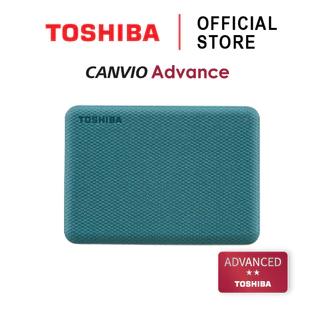 Toshiba External (2TB)USB 3.2 SuperSpeed, HDD 2.5 รุ่น (Canvio Advance V10)Security/Auto-backup