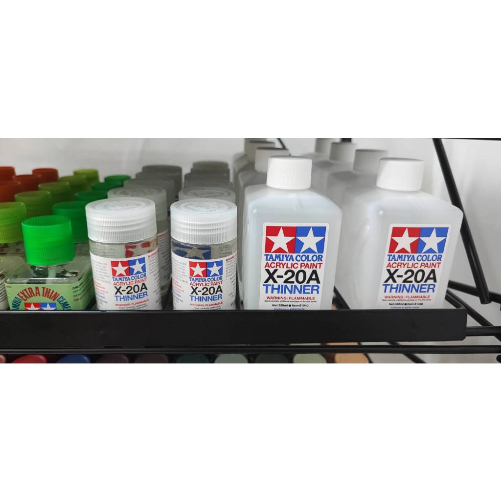 [ ส่งฟรี 🔥 ] ทามิย่า TAMIYA X-20A Thinner ทินเนอร์สำหรับเจือจาง หรือทำความสะอาดสีอะคริลิค ทามิย่า - รูปที่ 2