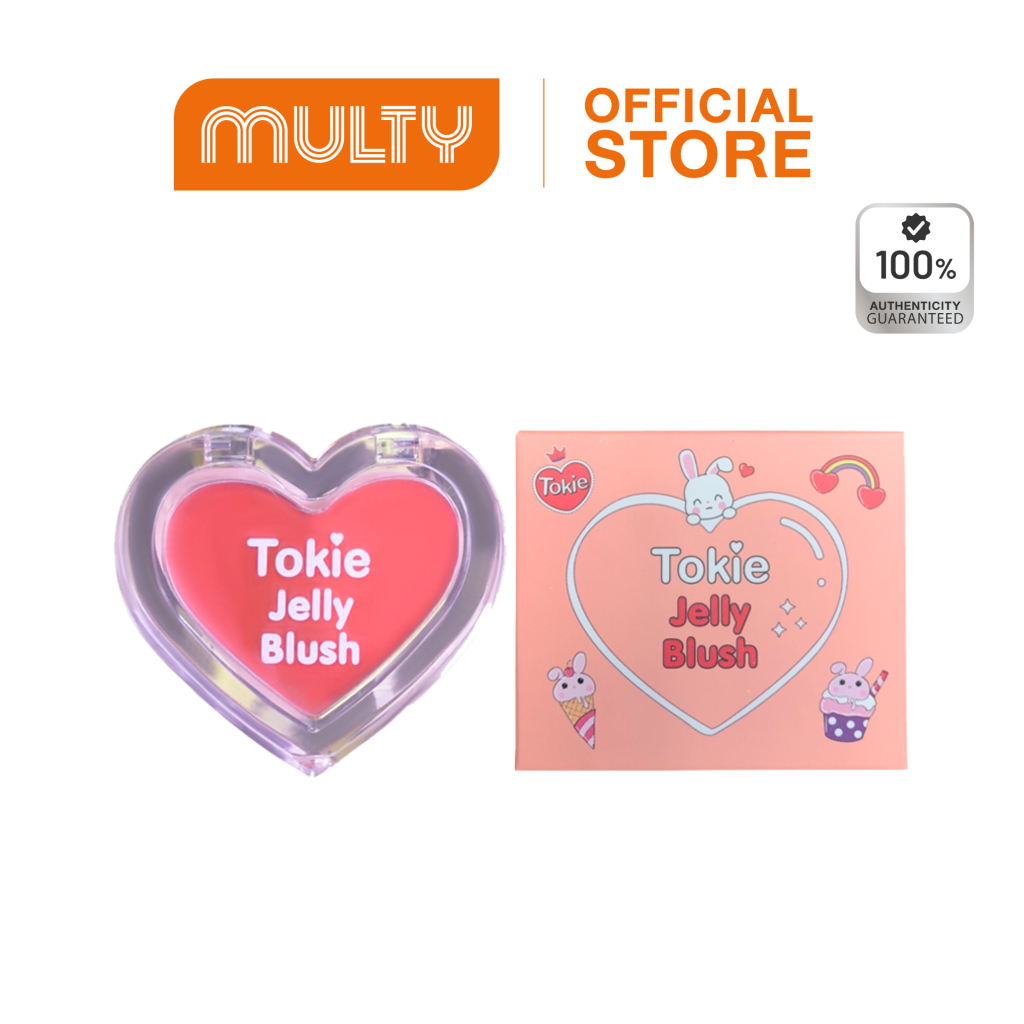 Tokie-Jelly Blush บลัชหัวใจ เนื้อเจลลี่ เกลี่ยง่าย